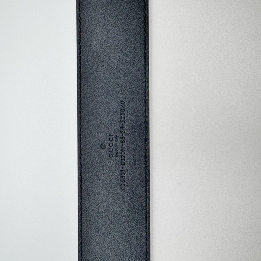 GUCCI - Silver GG Belt R.304 - Picture 3 of 5